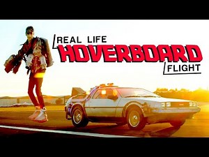 Flying a hoverboard