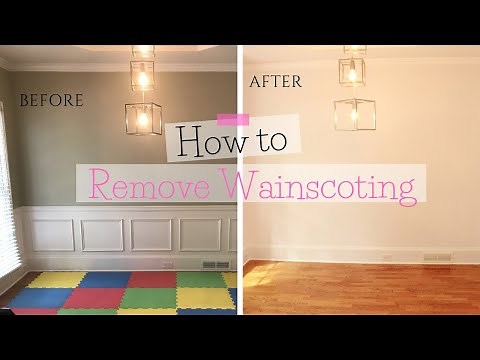 How to Remove Wainscoting and Repair Your Drywall