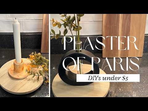 Plaster of Paris DIY Projects That Cost Under $5 #parisstyle