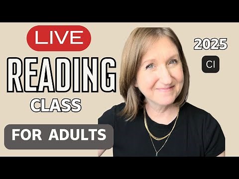 Learn to Read FAST for Adults [LIVE] 2025 Learn Reading with April McMurtrey | #english | Phonics