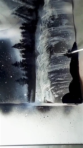 easy and simple spray art ❣️✨👀💮#shorts #youtubeshorts #shortfeed