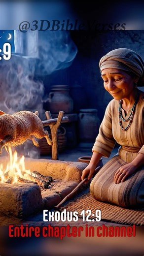 How to cook the lamb #animated #bible #verses Exodus 12:9