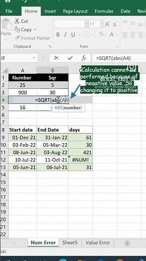 Fixing the #Num issue #excel #msexcel #excelsolutions #exceltips #microsoft #office #tutorial #tips