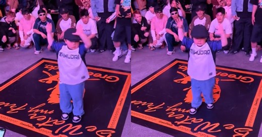 Bé trai nhảy popping siêu ngầu