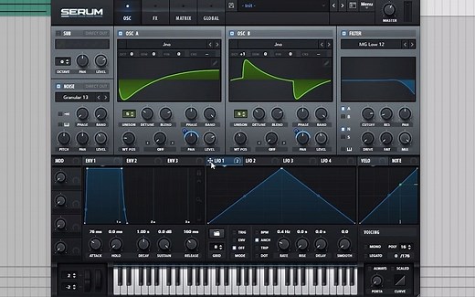 【Serum电音制作】制作怀旧感的电影pad