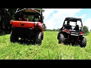 Polaris Rzr 800 - Can-Am Commander 800: DRAG RACING