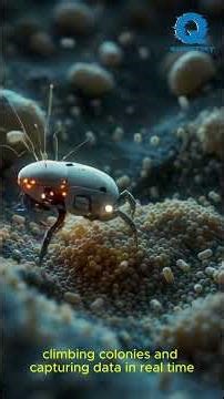 Micro Robot Exploring Bacteria Colonies #MicroRobot, #BacteriaColonies, #Microbiology