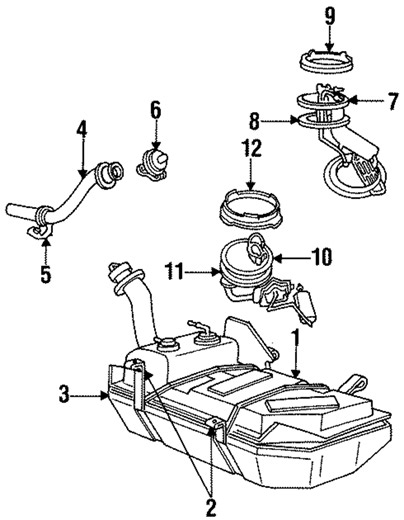 Fuel Tank Filler Neck