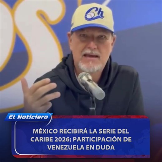 El Noticiero Televen on Instagram: "#Deportes | La Confederación de Béisbol Profesional del Caribe (CBPC) anunció oficialmente que Guadalajara, México, será la sede de la Serie del Caribe 2026. Esta decisión se tomó tras la negativa de Puerto Rico, México y República Dominicana de participar en el evento deportivo en Caracas por dificultades logísticas. Luis Alberto González, uno de los voceros de la rueda de prensa en la que se anunció la nueva sede de la Serie del Caribe, aseguró que los cinco