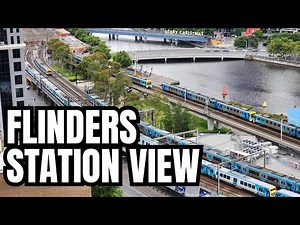 AMAZING! Flinders Street Station from Above | MELBOURNE TRAINSPOTTING