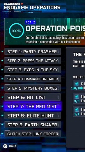 Black Ops 7 - When You Complete All 10 Steps For Operation Poison Pill In Endgame