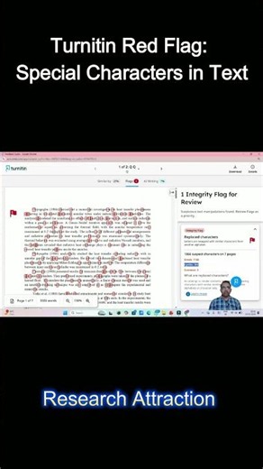 Turnitin Red Flag: Special Characters in Text