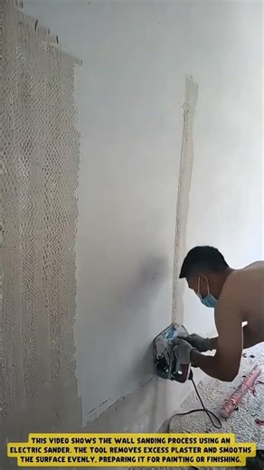 Precision Electric Wall Paint Stripping Process – Good tools and machinery in daily work