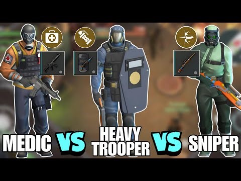WHICH CO-OP EQUIPMENT IS OP? - MEDIC VS HEAVY TROOPER VS SNIPER - Last Day on Earth: Survival