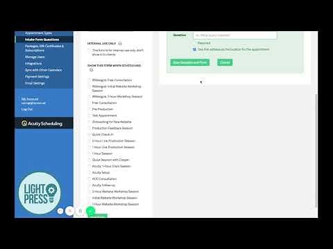 Acuity Scheduling: Custom Appointment Location