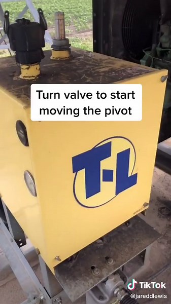 For all you city folk out there, here is how a center pivot is started #cityfolk #pivot #irragation #tlirragation #johndeere #diesel #water