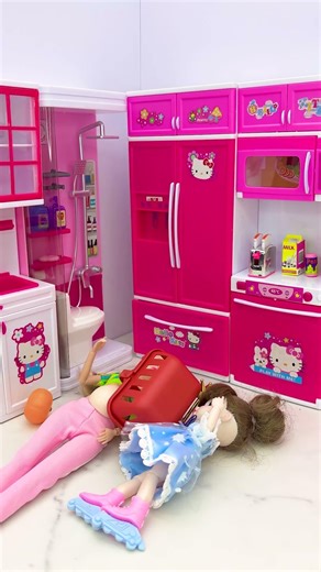 Satisfying With Unboxing Barbie Princess Giving Birth Toys, ASMR Video #shorts