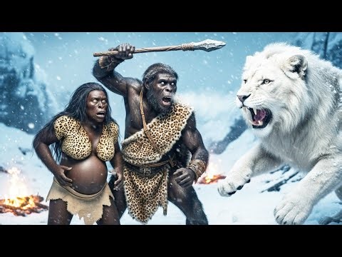 Frozen Fury – Life 2.2 Million Years Ago | Fight for Survival ‪@HubHominidHistory‬