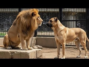 Lion vs Kangal: The Tense Zoo Moment That Shocked Everyone!