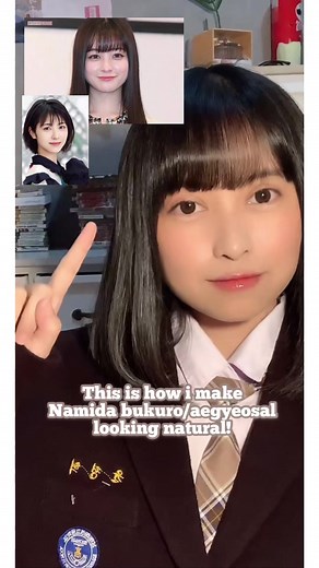 Namida Bukuro Japanese Makeup Tutorial | Teen Japanese-Inspired Easy Makeup