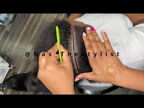 SIMPLE STITCH BRAIDS DESIGN/ 6 feedin braids/ straight back braids