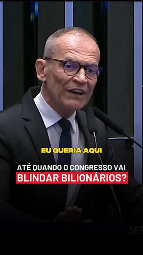 O Supremo está julgando um processo que pode finalmente determinar a aplicação do Imposto sobre Grandes Fortunas no Brasil, um dispositivo que existe na Constituição desde 1988, mas até hoje está deitado eternamente em berço esplêndido. Trata-se da ADO 55: Ação Direta de Inconstitucionalidade por Omissão! Omissão deste Congresso! Porque quando é para avançar com os temas mais importantes para o país na redução das desigualdades, este Parlamento continua se acovardando! | Fabiano Contarato