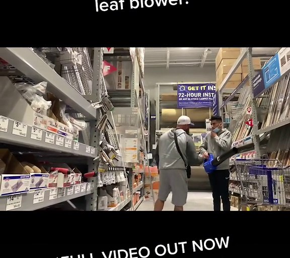 Blowing leaf blower at strangers prank GONE WRONG #funny #comedy #haha #foryou #fyp #xyzbca #prank #hilarious #fight