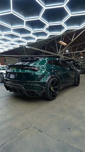 RDB LA on Instagram: "A wild 2 day job Widebody Urus! This is the 2nd Widebody Urus we finished this week and it’s a special dark green color. We barely Filmed this one while the tow truck waited outside! Youtube Mondays and Fridays. #RDB #RDBLA #URUS #1016"