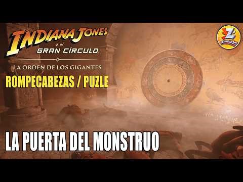 Cómo Resolver el Puzle LA PUERTA DEL MONSTRUO - Indiana Jones y el Gran Círculo (DLC)
