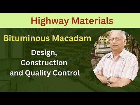 Bituminous Macadam - Requirements and design, Construction and quality control MORTH 2013