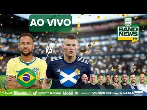 Brasil 3 x 0 Escócia | pós-jogo e análise da Seleção Brasileira | Copa na BandNews FM – 24/06/2026
