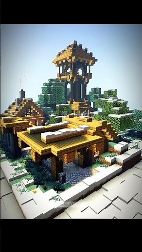 Minecraft Medieval Hunter's Camp {Buildings} || #shorts #youtubeshorts #kg