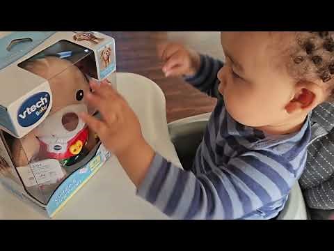 Unbox Vtech Cuddle & Sing Puppy