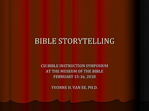 BIBLE STORYTELLING - SlideServe