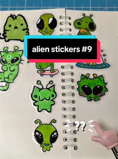 Alien Stickers Parte 9: DIY Creativo con Marcianos