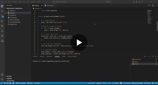#machinelearning #winequalityprediction #python #datascience #classification #scikitlearn #eda #dataanalysis #oasisinfobyte #learningjourney | Jagannath Nahak
