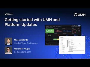Webinar: Getting started with UMH and product updates