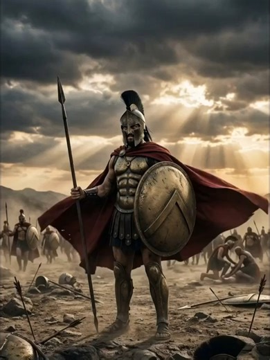 Why Spartan's Wore Red Cloaks! 🩸💪 #sparta #ancientgreece #history #war