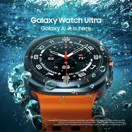 From your highest climbs to your deepest dives, track it all with our toughest design yet on the new Galaxy Watch Ultra. | Samsung