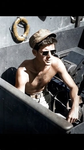 Lieutenant John F. Kennedy, the future United States president, aboard the PT-109 patrol boat during World War II in the South Pacific. #ww2 #military #navy #ship | The War Rooms