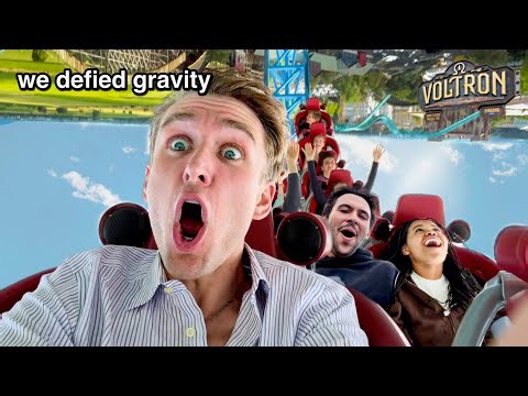 Forcing My Friends On The Worlds BEST Theme Park