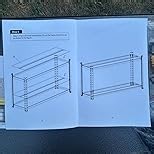 Utility Shelf Organizer – 5 Shelf Heavy Duty Shelving Unit for Garage, Workshop, and Home Storage, Sturdy Metal Rack Shelf for Maximum Durability and Organization 18" D x48 W x78 H（3 pcs）