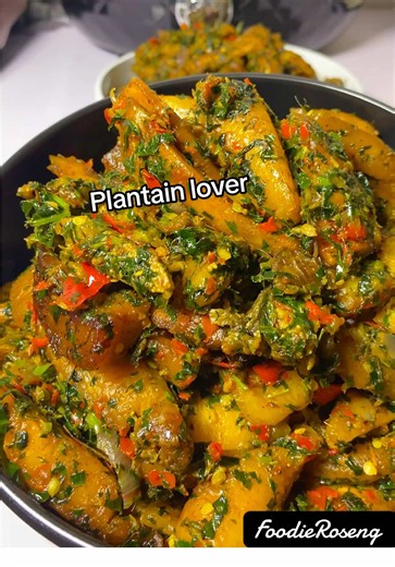 Plantain Fish & Vegetable Stir-fry Recipe