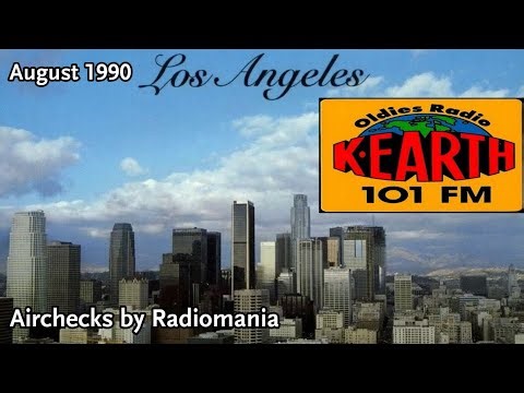KRTH 101.1 (Oldies Radio - K-EARTH 101) with Jay Coffey - Los Angeles, CA - August 14th, 1990