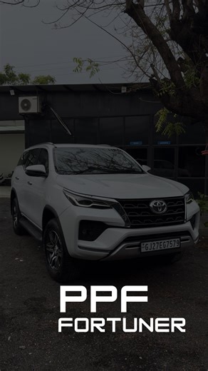 Roadster77 on Instagram: "Clean But Mean 🤙🏻 Fortuner Protected With PPF. 🗨 DM/CALL to book your slot. 📍Plot No. 110/2, Opp. Seattle Sky, Behind Metro Mall, Shantipura Circle, Sarkhej, Ahmedabad, Gujarat. 382210. 📞 +91 9768287777 ; +91 9819687777 #fortuner #toyotafortuner #roadster77 #westillplaywithcars #r77 [Toyota, Fortuner, Paint Protection Film, PPF]"