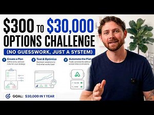$300 to $30,000 Options Challenge (No Guesswork, Just a System)