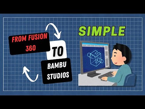 How to simply upload a model from fusion 360 to Bambu studios for 3D printing! #bambulab #fusion360