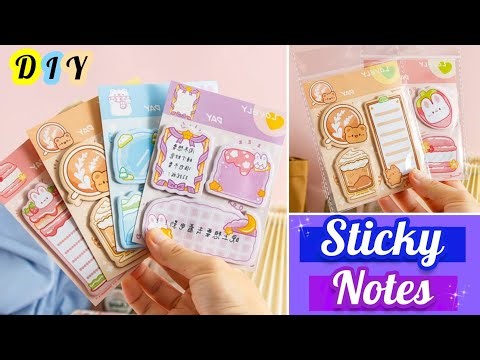 How to make sticky notes at home_easy craft ideas / paper craft / handmade paper craft