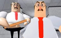 搬运YouTube（Challenge Breaker Gamer）伟大的学校突破新恐怖Obby Roblox游戏完整演练