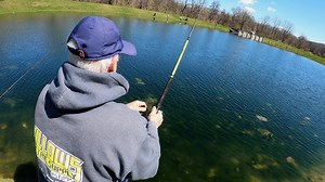 15K views · 180 reactions | N.J. DEP Fish and Wildlife runs a fishing program just for senior citizens at the Pequest Trout Hatchery.  20 seniors signed up for a chance to catch a lunker rainbow trout.  Happy fishing! | NJ.com | Facebook